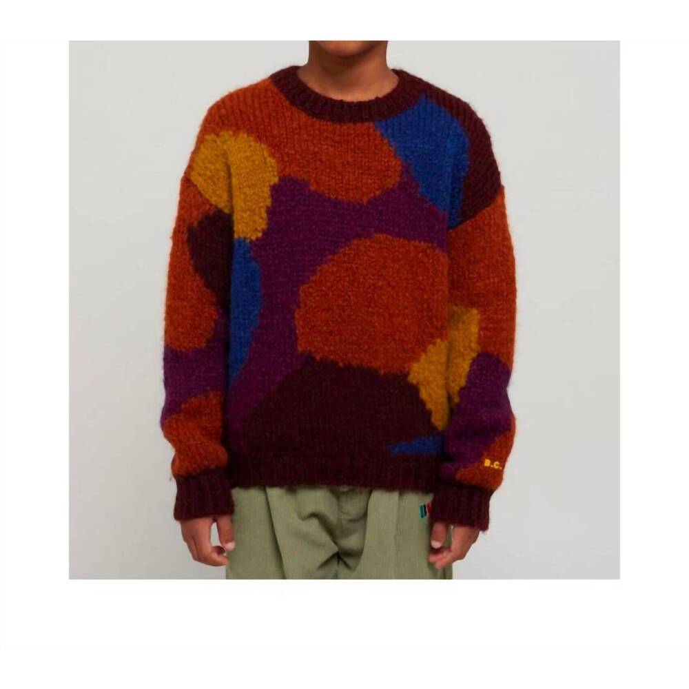 NEW BOBO CHOSES intarsia jumper in multi